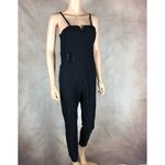 Material Girl  Bustier Black Fitted Jumpsuit NWT LARGE Photo 4