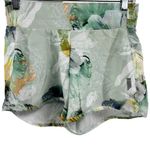 Helly Hansen Technical Trail Print Shorts Floral Smocked Mid Jade Esra M NWT Photo 1