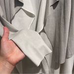 Chico's Chico’s Double Layer Suede Grey Nice Cardigan Photo 2