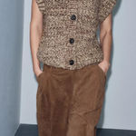 ZARA Chunky Knit Vest Photo 0