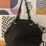 Michael Kors  Black Jet Set Grab Bag Monogram Shoulder Bag Photo 0