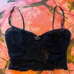 Boys Lie black lace angel charm mesh tank top Photo 4