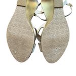 Lilly Pulitzer  Shoes Womens Size 9.5 Gold Wedge Strappy Sandals Ankle Strap Photo 9