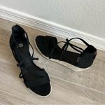 Eileen Fisher NEW Wanda Wedge Espadrille Sandal Black Women's Sz 9.5 MSRP $195 Photo 11