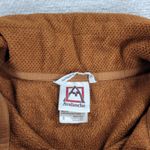 Avalanche Fleece Womens Small Rust Brown Quarter Zip Textured Pullover Top Photo 1