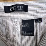 Kasper Pinstripe Suit Seersucker Fabric full lined classic workwear staple Sz 10 Photo 8