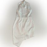 Elliatt NEW Camo ASYMMETRIC White Ivory SATIN Halter DRAPED Cocktail dress sz S Photo 4