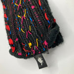 VTG Turtle Fur Black Woven Tapestry Fleece Lined Headband OS Ski Gorpcore Folk Photo 5