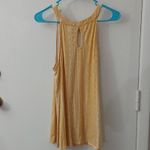 Torrid Yellow & White Keyhole Racerback Tank 0 Bohemian Coconut Girl Festival Photo 3