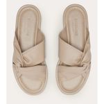 Everlane  The Day Twist Sandals in Warm Khaki 8 New Womens Slides Photo 3
