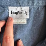 American Vintage Embroidered denim cottagecore button up with bunny and vegetables Photo 6