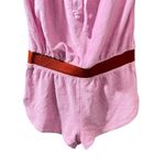 Urban Outfitters  Pink and Orange Strapless Terry Cloth Romper Size M Photo 3