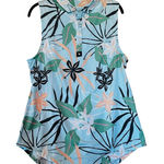 Bad Birdie Womens Breezy Golf Polo Tank Performance Pickleball Tennis Size XL Blue Photo 0