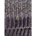 Lululemon Dark Purple Knit Infinity Scarf Ribbed Winter Cozy Layer Outdoor Warm Photo 5