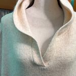 Time and Tru Light beigey tan Hooded shirt sleeve Poncho Sweater Size undefined Photo 2