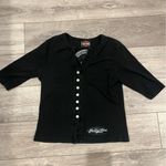 Harley Davidson Harley-Davidson Y2K Baby Tee Cardigan Shirt Photo 0
