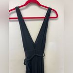Urban Outfitters  Silence + Noise Plunge V Neck Tie Waist MIDI Dress Size S Photo 4