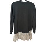 Pilcro  Anthropologie Metallic Twofer Tunic Blouse Dress Size Photo 4