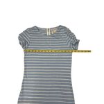 Sail To Sable STS Womens Blue White Striped Shift Dress Size XS Gold Zip Back Photo 8
