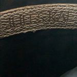 Jules Kae Vegan Leather Pebbled Gold Zipper Pouch Photo 2