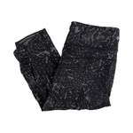 Lululemon Top Speed Crop Leggings Size 8 Star-Crushed Coal Black Geo Print Photo 5