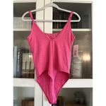 Outdoor Voices  Move Free Leotard Bodysuit Cerise Pink Size medium‎ NWT NE… Photo 6