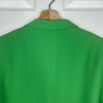 Topshop  Women's Belted Longline Blazer Bright Green Size 4 NWOT Photo 6