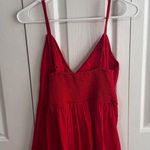 Old Navy red knot spaghetti strap blouse size large Photo 2