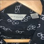 Anthropologie Anthro 11.1.TYLHO black sunglass sleeveless top Photo 7