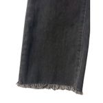 Free People Black Raw Hem Jeans 26 Dark Gray Grunge Streetwear Edgy Festival Photo 7