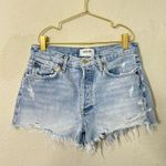 AGOLDE Parker Jeans Distressed Cut Off Raw Hem Womens Size 25 Photo 1