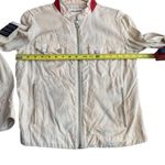 Zadig & Voltaire Womens M Skull Military Jacket Beige Cream Full Zip Lightweight Photo 9