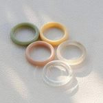 Urban Outfitters minimalist resin rings  Photo 0