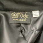 Bob Mackie  Wearable Art Floral Zipper Jacket Medium Photo 6
