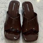 Jeffrey Campbell Brown Square Toe 2.5” Block Heel Size 7 Photo 0