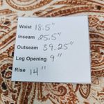 Lane Bryant  Cream and Brown Paisley Pull-on Pants Size 18 Photo 7