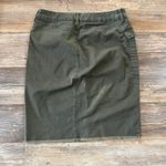 a.n.a  Button-Fly Utility Skirt Womens Size 6T green knee length skirt tall women Photo 5