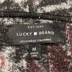 Lucky Brand Aztec Serape Fringe Open Front Cardigan Sweater size Medium Photo 7