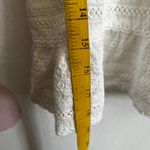 White Eyelet Tiered Babydoll Tank Top Cottagecore Boho Soft Girl Y2K Festival XS Photo 3