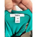 Bar III  Midi Dress Womens Size Petite Medium Teal Bodycon Scoop Neck Modern Chic Photo 10