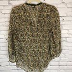 Anthropologie Fei  silk floral blouse size 4 Photo 9