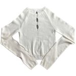 Urban Outfitters Ulla Cut Out Sweater Cream Size Medium Photo 1