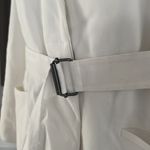 Helmut Lang  Belted Blazer in White, Size 8 EXCELLENT! Photo 7