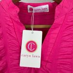 Caryn Lawn Caroline Dress In Rose Pink Poplin Cotton Shirt Dress One‎ Size NWT Photo 5