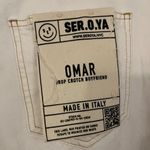 Ser.O.Ya Omar Drop Crotch Boyfriend distressed jeans White Size 25 Photo 5