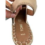 Toms *New Monica Espadrille Wedge Sandal Womens 5.5 Natural Boho Beach Travel Photo 4