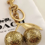 Coach  Resin Golden Cherry Bag Charm Photo 0