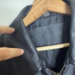 Jaclyn Smith Jacket Womens Small soft Leather Petite Zip Up Classic Coat y2k Photo 4