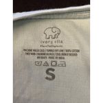 Ivory Ella  Shirt Womens Small Light Blue Long Sleeve Basketball Graphic Photo 3