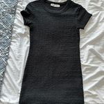 Elodie Textured Short Sleeve Dress Black Photo 0